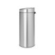 Бак для сміття Touch Bin Brabantia, об'єм 30 л, сталевий матовий (115462)