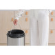 Бак для сміття Touch Bin Brabantia, об'єм 30 л, сталевий матовий (115462)