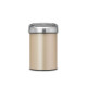 Бак для сміття Touch Bin Brabantia, об'єм 3 л, бежевий шампань (304668)