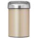 Бак для сміття Touch Bin Brabantia, об'єм 3 л, бежевий шампань (304668)