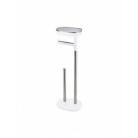 Держатель туалетной бумаги Joseph Joseph EASYSTORE, 68x16,5x22,5 см, белый с серебристым (70518)