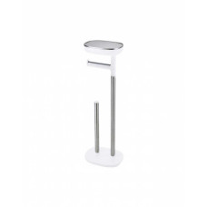 Тримач для туалетного паперу Joseph Joseph EASYSTORE, 68x16,5x22,5 см, білий зі сріблястим (70518)