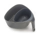 Друшлак Joseph Joseph SQUARE COLANDER, 22,1x23,5x13,3 см, серый, 2 предмета (40094)