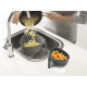Друшлак Joseph Joseph SQUARE COLANDER, 22,1x23,5x13,3 см, серый, 2 предмета (40094)