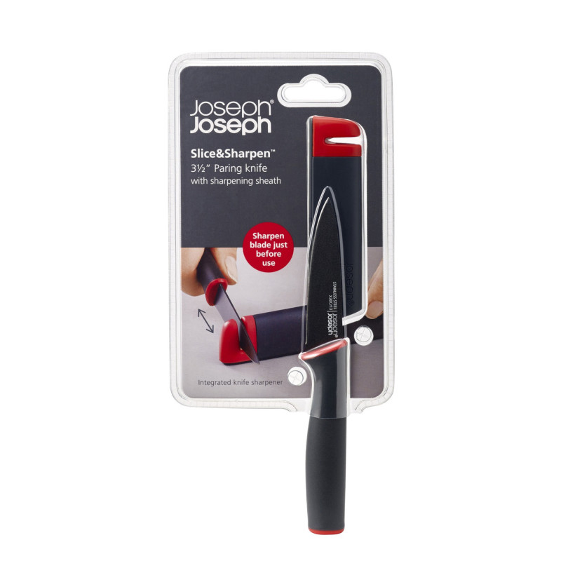 Набір кухонних ножів Joseph Joseph SLICE&SHARPEN, 2 предмети, чорний (10146)