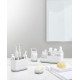 Органайзер для ванної кімнати Joseph Joseph BATHROOM, 16,8x8,4x12,6 см, білий з сірим (70510)