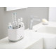 Органайзер для ванної кімнати Joseph Joseph BATHROOM, 16,8x8,4x12,6 см, білий з сірим (70510)