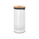Бак для білизни Brabantia з пробковою кришкою, 35 л, білий (104367)