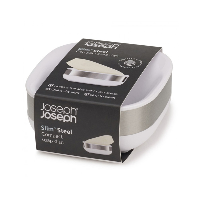 Компактна мильниця Joseph Joseph Slim Steel 70533