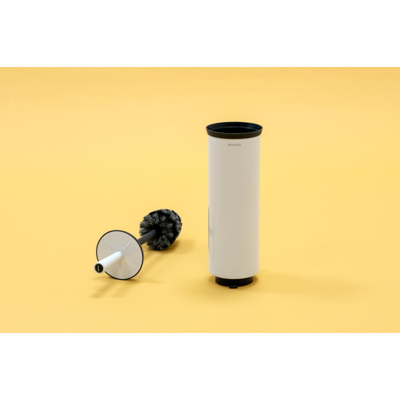 Туалетний йоржик із підставкою Brabantia, Сталевий білий (483325)