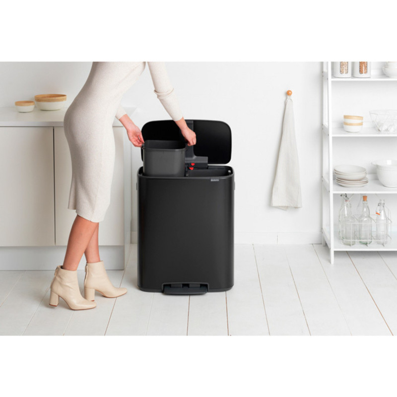 Бак для сміття з педаллю Brabantia Bo PedalL Bin 2х30 л 211508