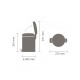 Бак для сміття з педаллю Brabantia Pedal Bin 5 л 112645