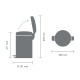 Бак для сміття з педаллю Brabantia Pedal Bin 12 л 113604