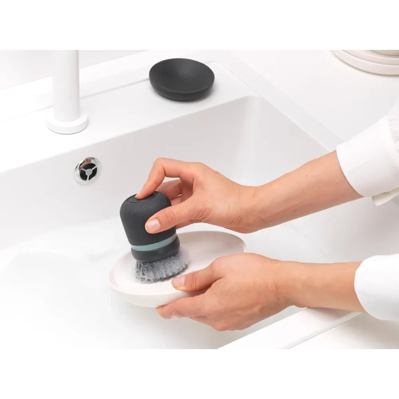 Щітка для миття посуду Brabantia з дозатором миючого засобу 302626