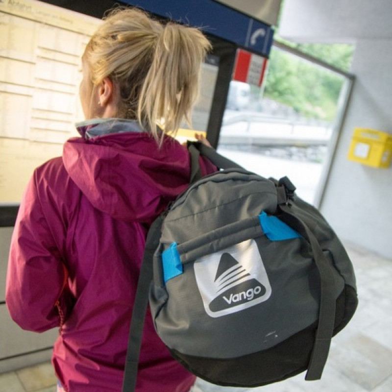 Сумка дорожня Vango Cargo 80 Carbide Grey/Volt Blue (RUNCARGO G38070)