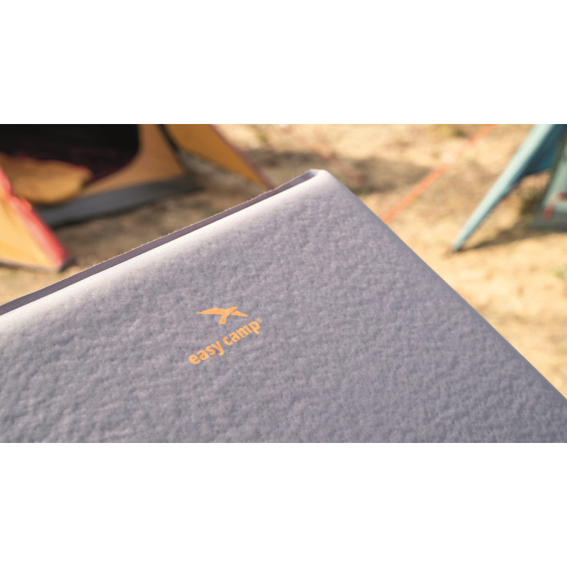 Коврик самонадувающийся Easy Camp Self-inflating Siesta Mat Double 10 cm Grey (300056)