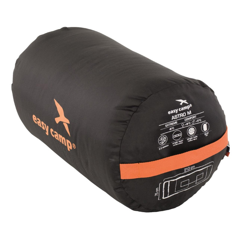 Спальний мішок Easy Camp Astro M/+5°C Blue Left (240145)