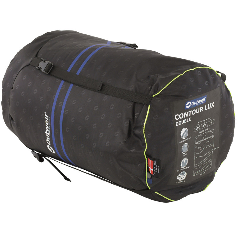 Спальный мешок Outwell Contour Lux Double Reversible/-5°C Imperial Blue (230297)