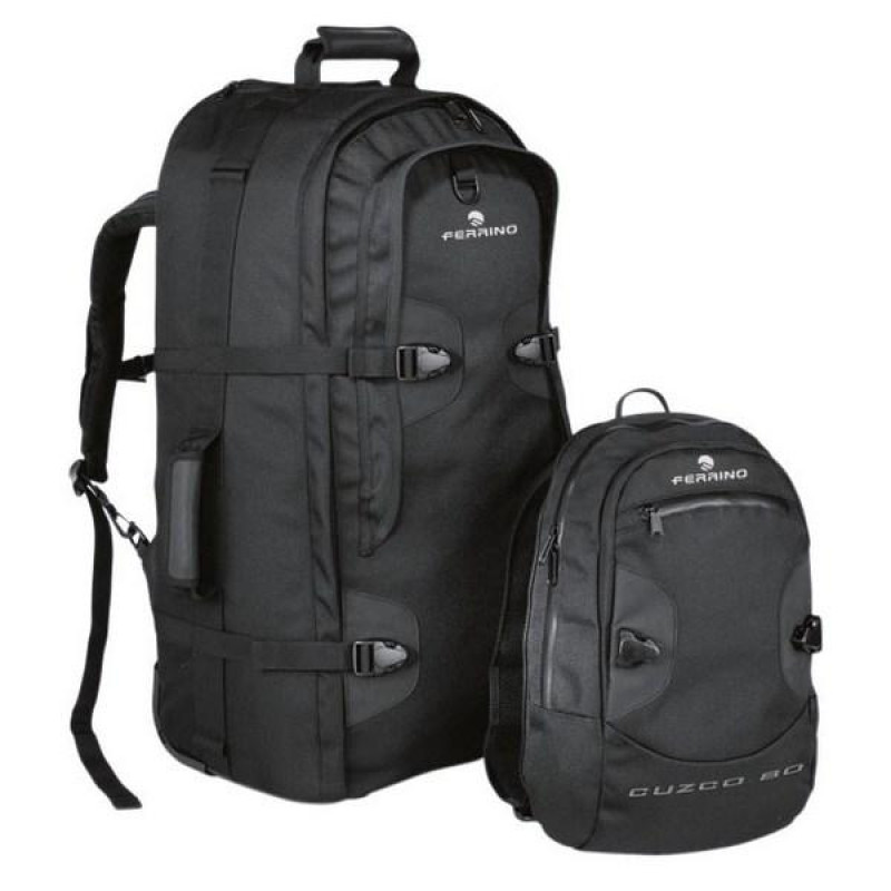 Сумка-рюкзак на колесах Ferrino Cuzco 80 Black