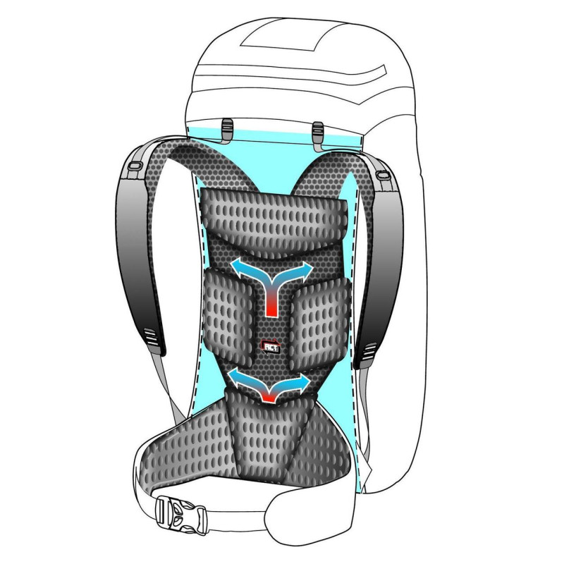 Рюкзак туристический Ferrino Maudit 30+5 Black (75294HCC)