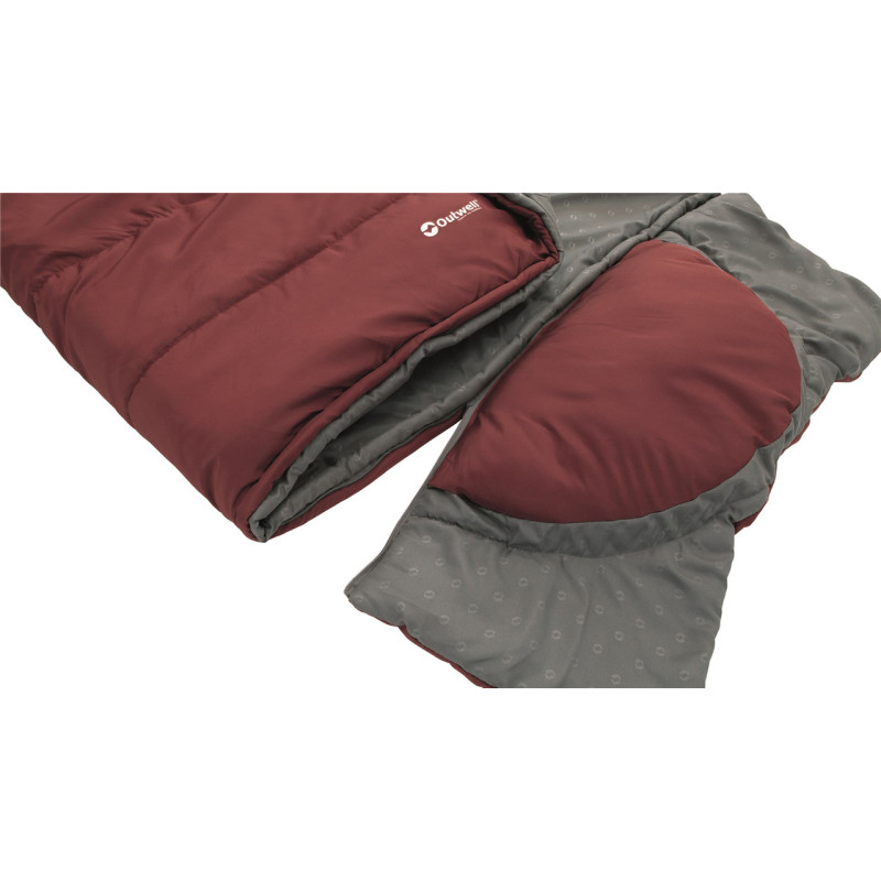 Спальний мішок Outwell Contour Lux Reversible/-3°C Red Right (230383)