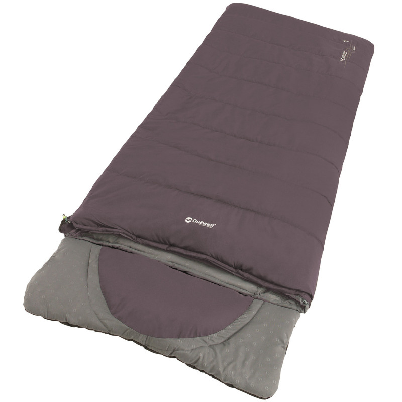 Спальний мішок Outwell Contour Reversible/+2°C Dark Purple Left (230364)