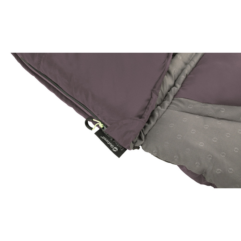 Спальний мішок Outwell Contour Reversible/+2°C Dark Purple Left (230364)