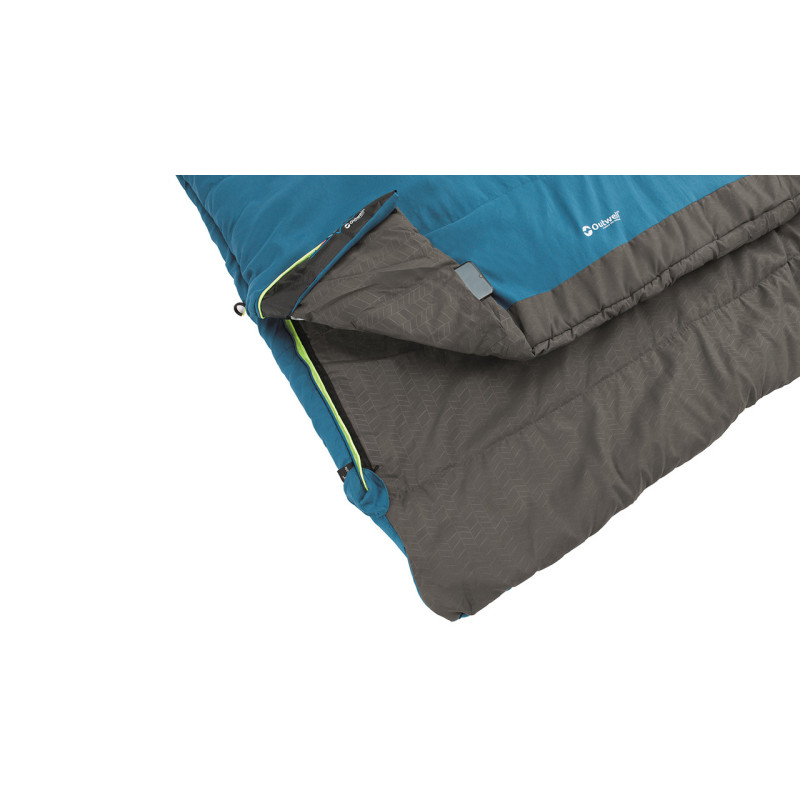 Спальный мешок Outwell Celebration Lux Double/+2°C Blue Left (230371)