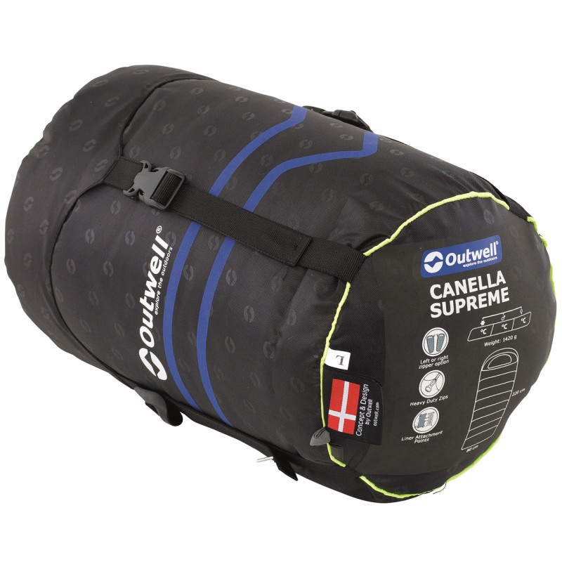 Спальний мішок Outwell Canella Supreme/-1°C Forest Green Left (230359)