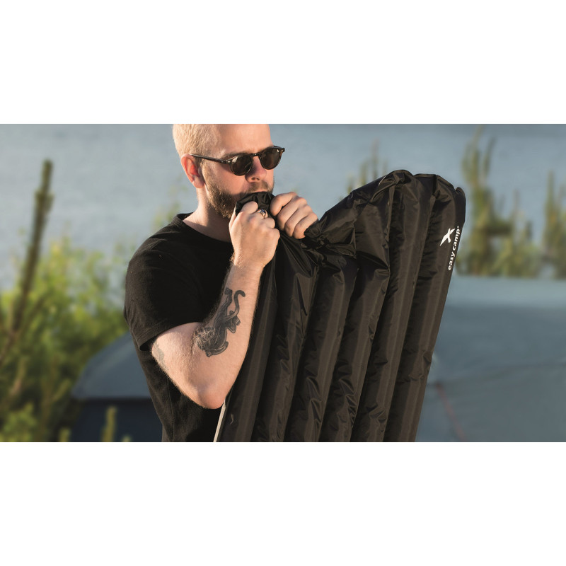 Надувной коврик Easy Camp Hexa Mat 6 cm Black (300050)