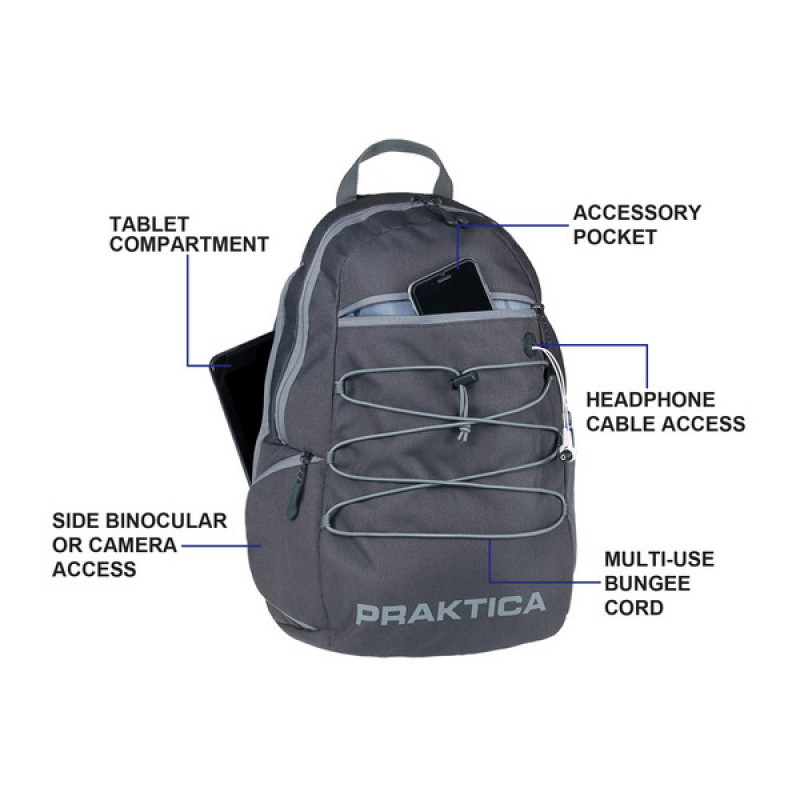 Рюкзак міський Praktica Travel 15 Grey