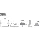 Павільйон High Peak Cabana Light grey/Dark grey/Lime (14052)