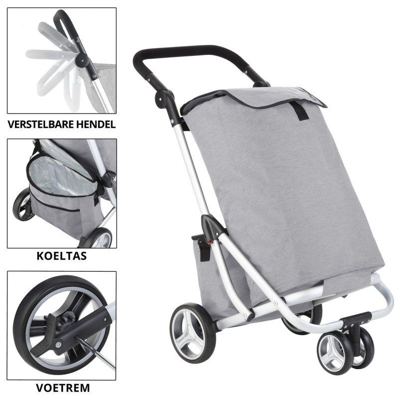 Сумка-візок ShoppingCruiser 3 Wheels 72 Grey (604362)