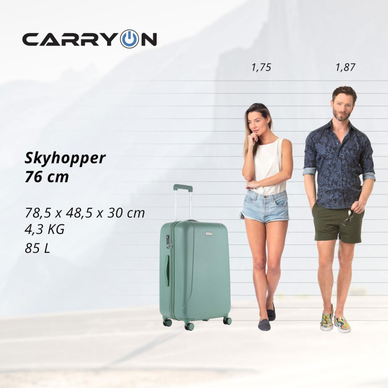 Валіза CarryOn Skyhopper (L) Olive