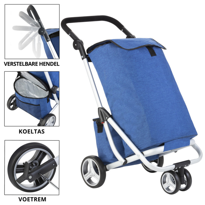 Сумка-візок ShoppingCruiser 3 Wheels 72 Blue (650062)