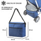 Сумка-візок ShoppingCruiser 3 Wheels 72 Blue (650062)