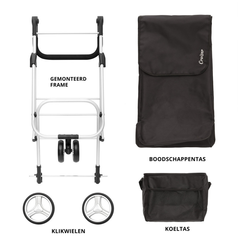 Сумка-візок ShoppingCruiser 3 Wheels 72 Black (604349)