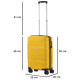 Валіза CarryOn Porter (S) Yellow (502456)