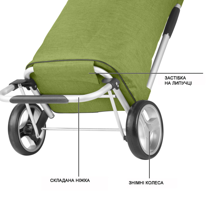 Сумка-візок ShoppingCruiser Foldable 40 Green (650068)