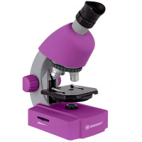 Мікроскоп Bresser Junior 40x-640x Purple з набором для досвіду та адаптером для смартфона(8851300GSF000)