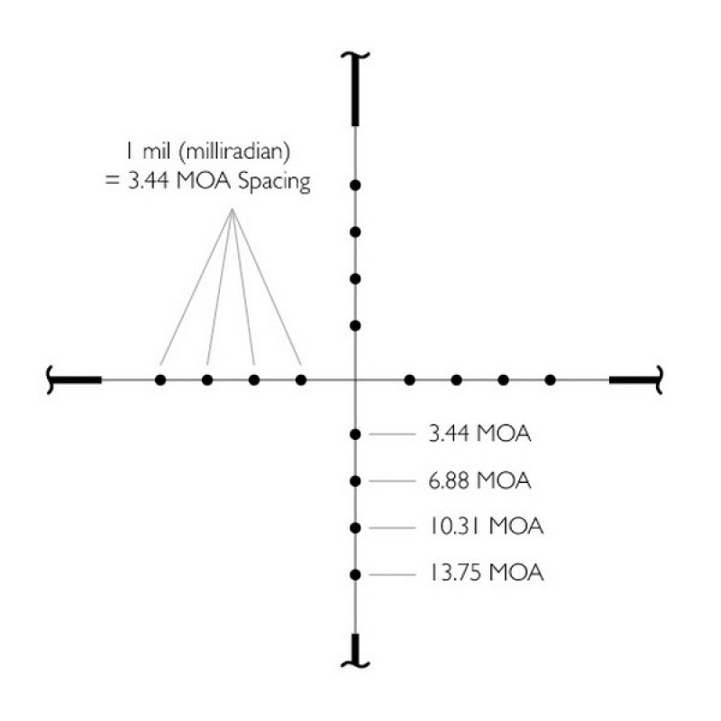 Приціл оптичний Hawke Vantage 3-9x50 AO (Mil Dot)