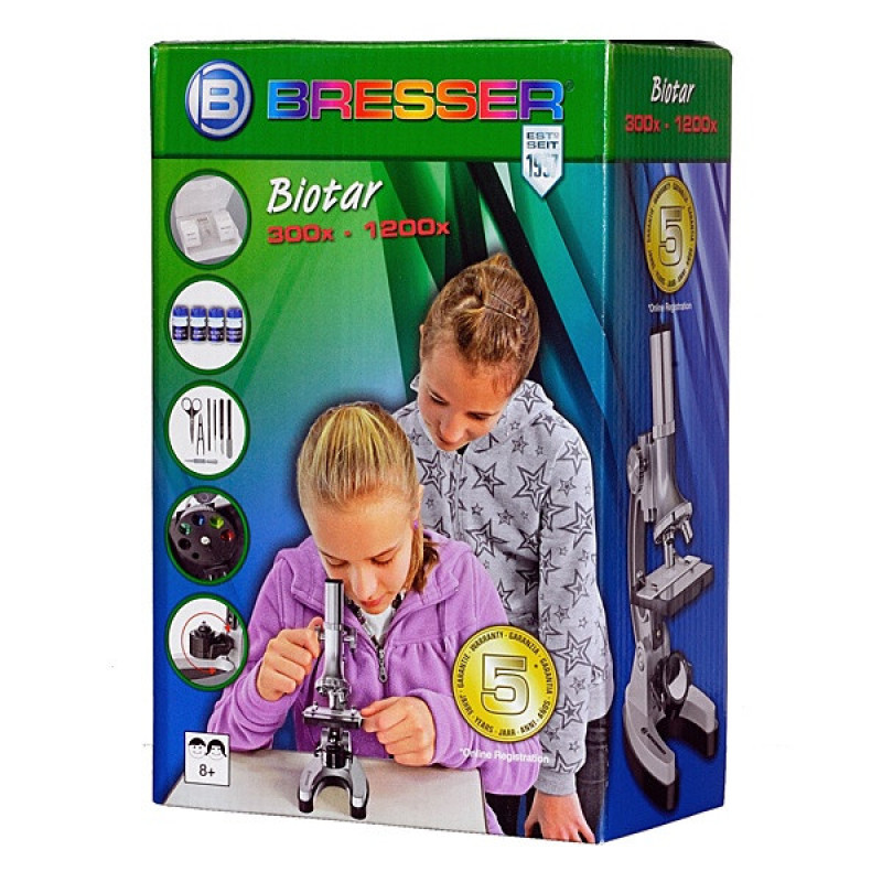 Микроскоп Bresser Junior Biotar CLS 300x-1200x (8851200)