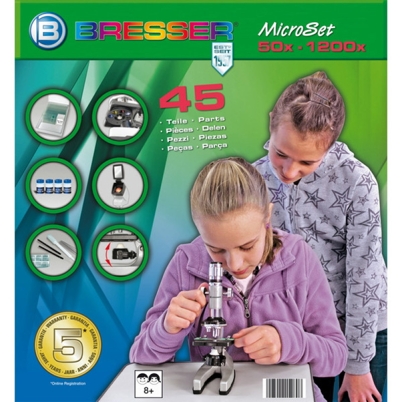 Мікроскоп Bresser Junior 300x-1200x з кейсом