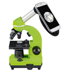Мікроскоп Bresser Biolux SEL 40x-1600x Green із адаптером для смартфона (8855600B4K000)