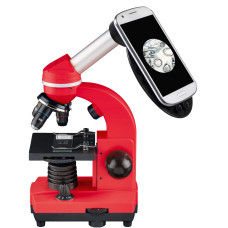 Мікроскоп Bresser Biolux SEL 40x-1600x Red (смартфон-адаптер)