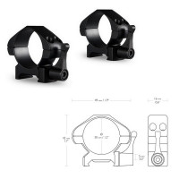 Кольцо Hawke Precision Fast Release 30mm/Weaver/Low (23015)