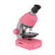 Мікроскоп Bresser Junior 40x-640x Pink з набором для досвіду та адаптером для смартфона (8851300E8G)