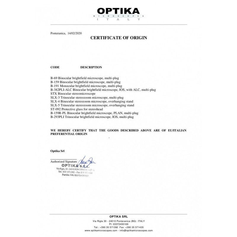 Мікроскоп Optika B-69 40x-1000x Bino