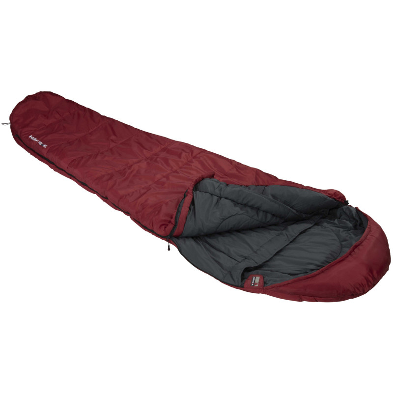 Спальный мешок High Peak TR 300/0°C Dark Red/Grey Left (23066)