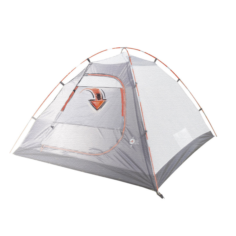 Палатка High Peak Talos 4 Dark Grey/Green (11510)